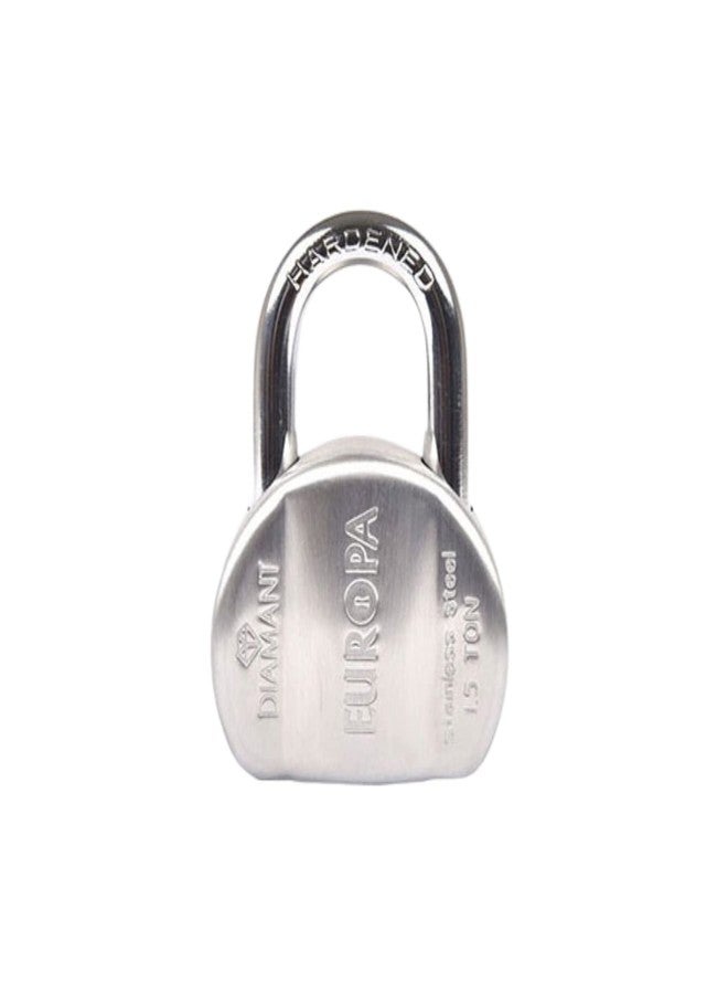 Europa P-170 Stainless Steel Disc Padlock | Rust-Resistant Body, Hardened Thicker Shackle with Secure Overlap | 5-Pin Key Technology, Ideal for Indoor & Outdoor Security - Image 1